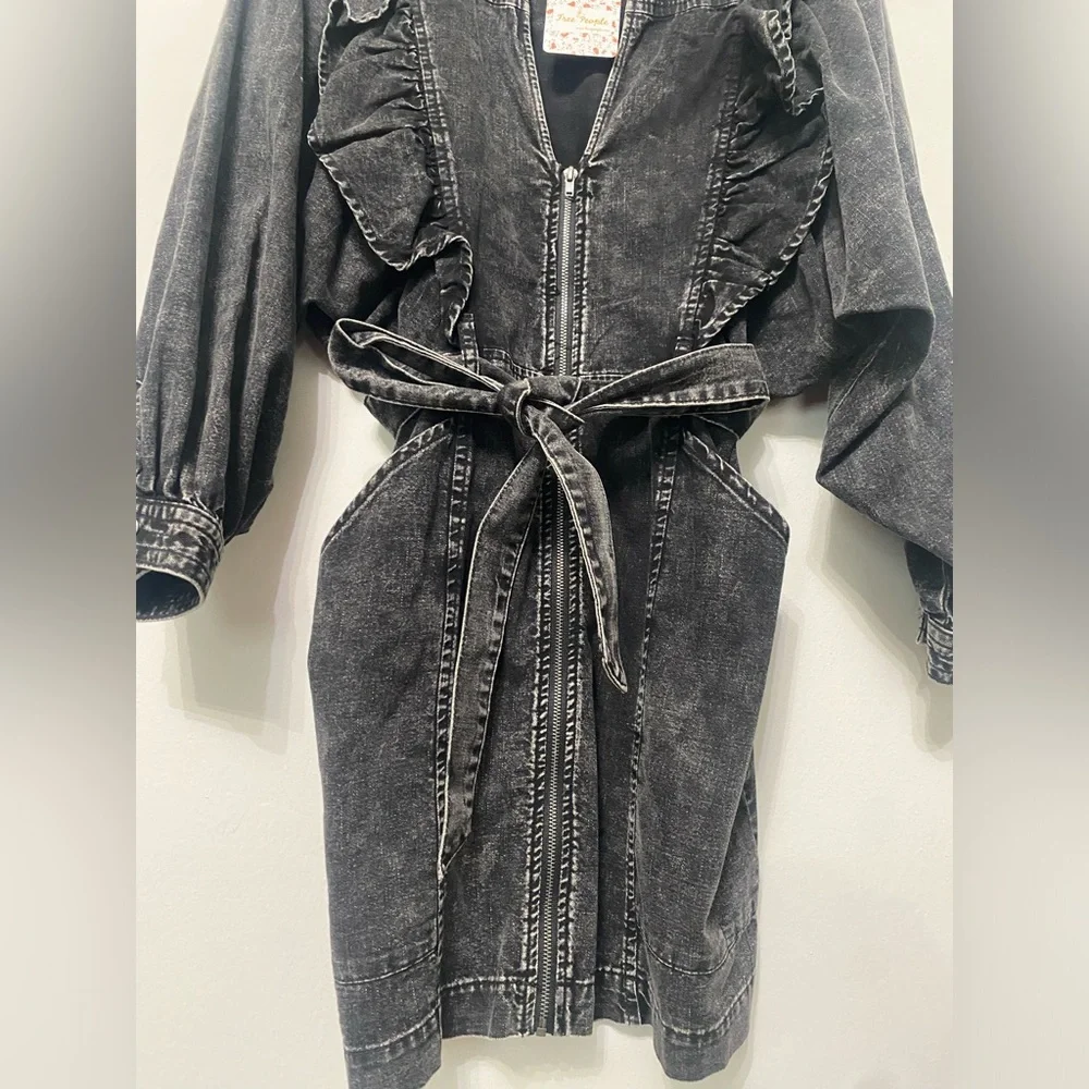 Free People Denim Dress - Picture 4 of 7